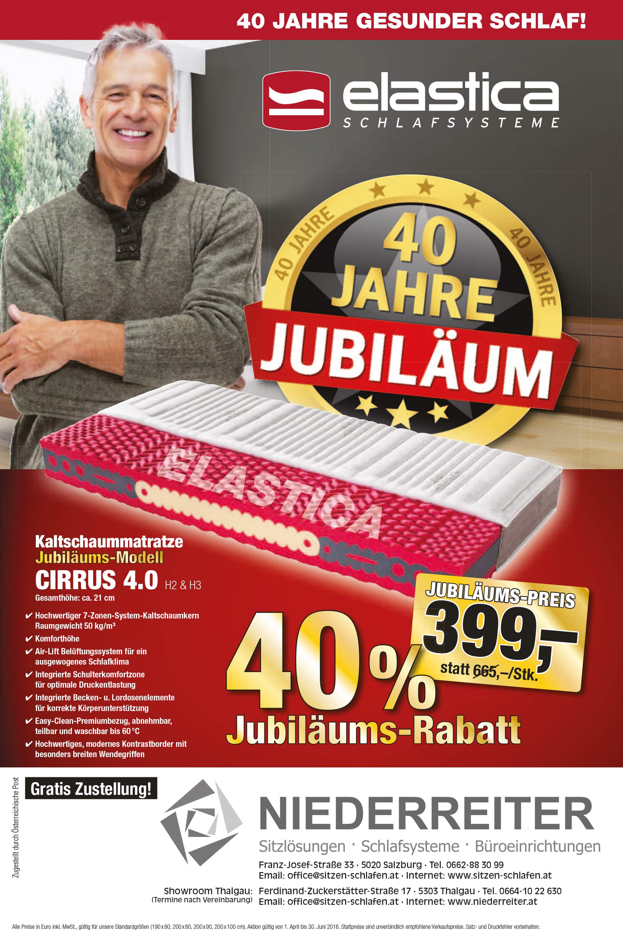 Niederreiter - elastica - 40 JAHRE JUBILÄUM